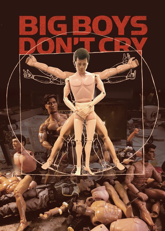 Plakat fra Opposable Thumb Theatres produksjon Big Boys Don't Cry (2022) 