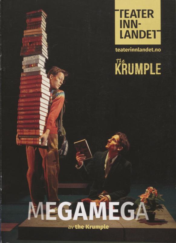 Forestillingsprogram til Teater Innlandet og The Krumples produksjon MEGAMEGA (2022)