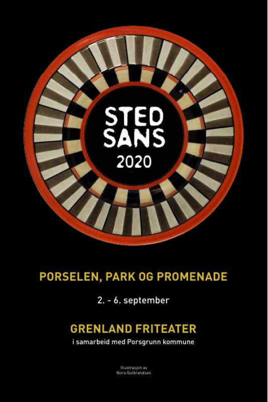Program for Grenland Friteaters produksjon Stedsans 2020 (2020).