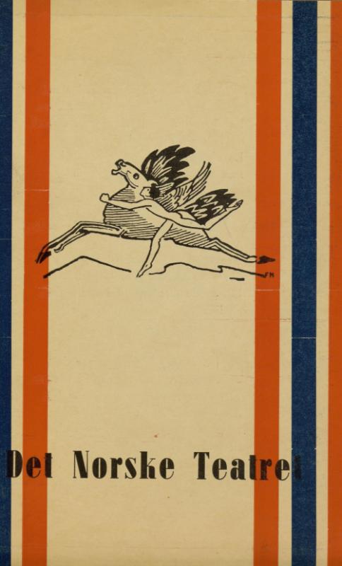 Performance program for The Norwegian Theatre's production 17. mai 1945* (May 17, 1945)