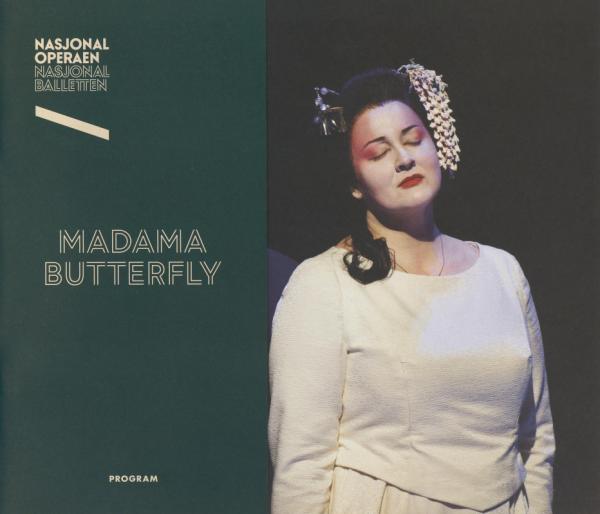 Forestillingsprogram for Den Norske Opera og Balletts produksjon Madama Butterfly (2020)