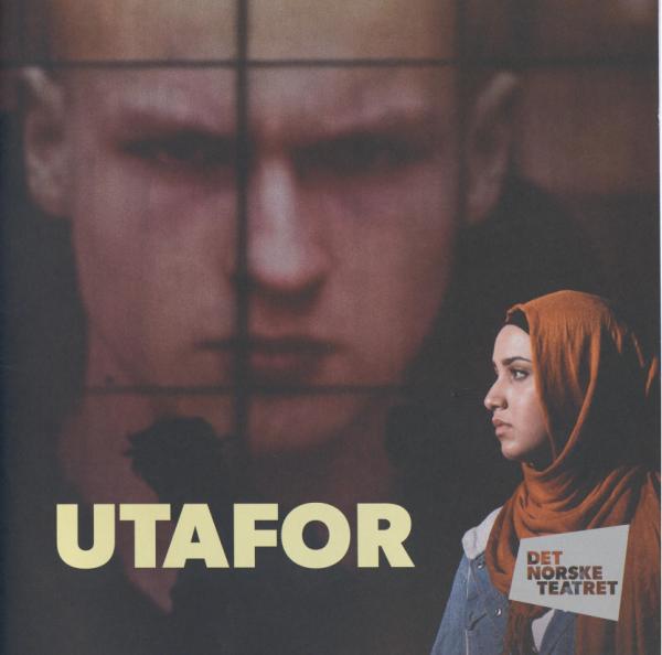 Forestillingsprogram for Det Norske Teatrets produksjon Utafor (2018)