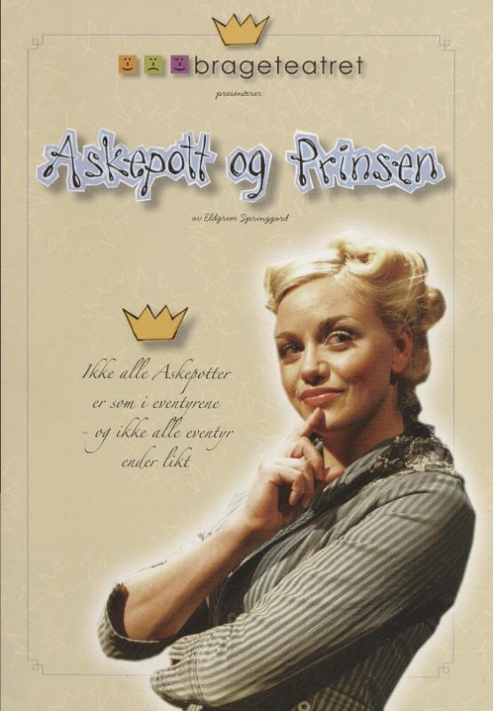 Program fra Brageteatrets produksjon  Askepott og prinsen (2008)