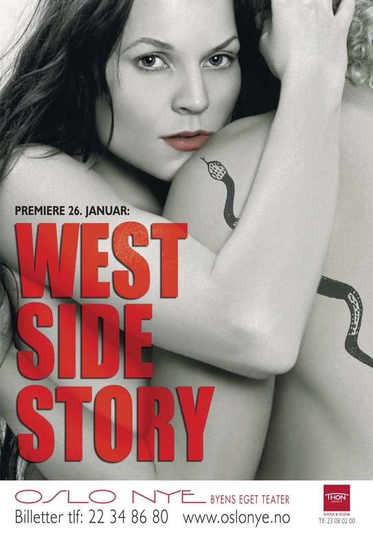 Plakat for Det Nye Teaters produksjon West Side Story (2006) 