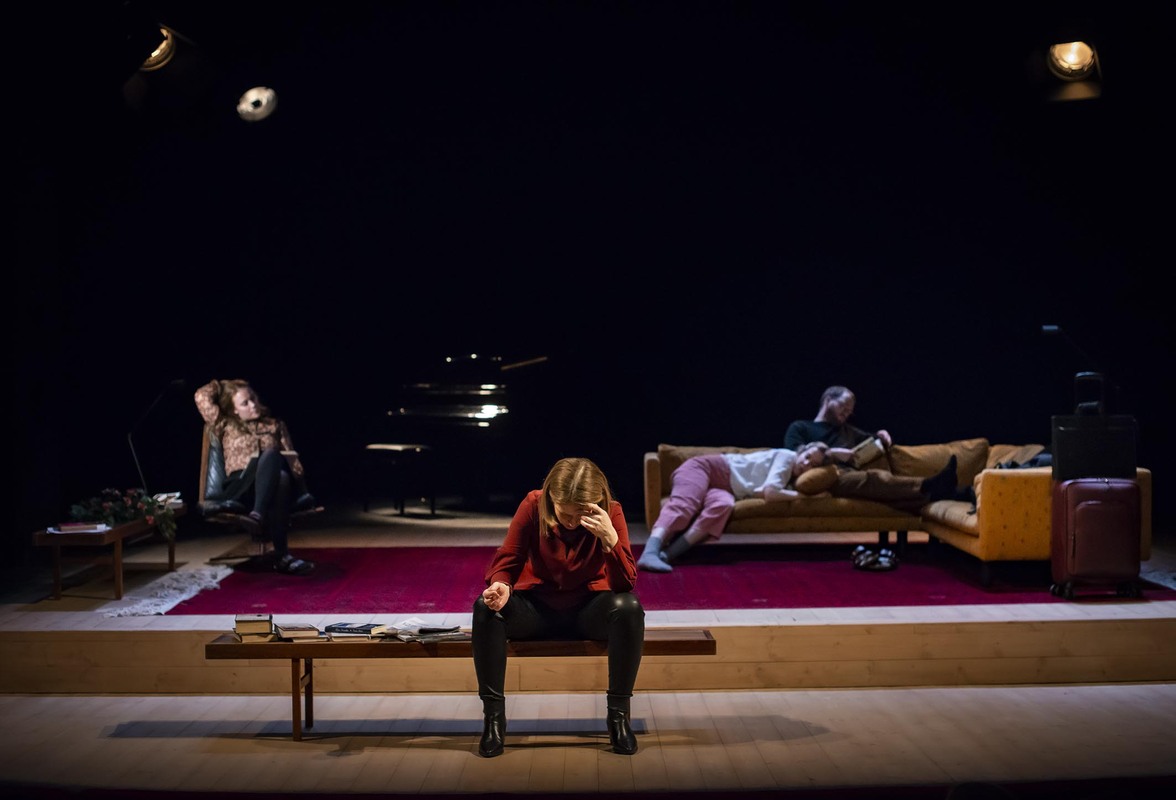Fotografi fra Trøndelag Teaters produksjon Høstsonaten (2020)