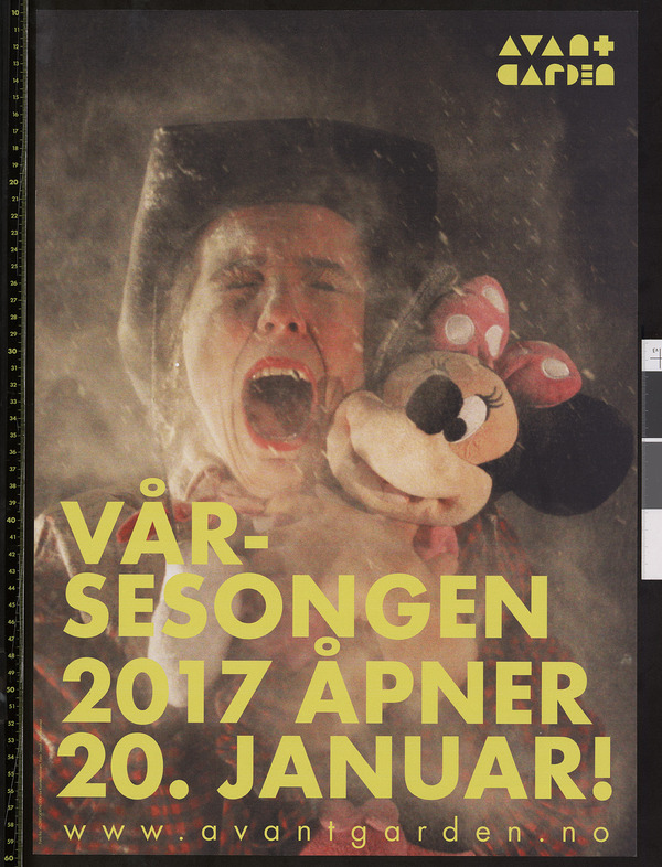 Plakat for Avantgardens åpning av vårsesongen 2017 (2017) 