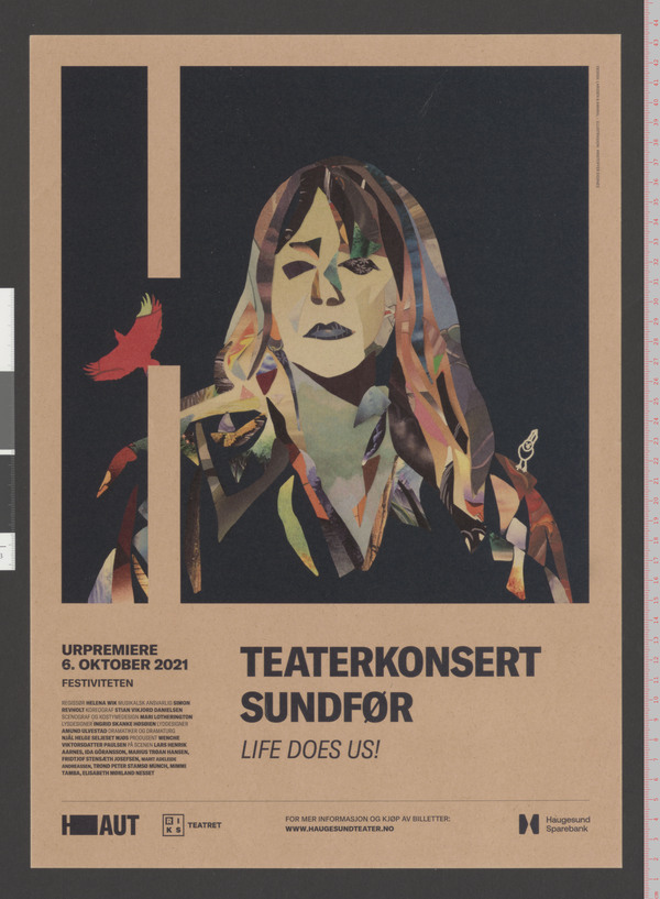 Plakat fra Haugesund Teaters produksjon Teaterkonsert Sundfør (2021) 