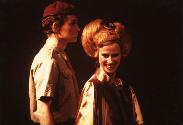 Photo from the Perleporten Teatergruppe production The last cry (1983)