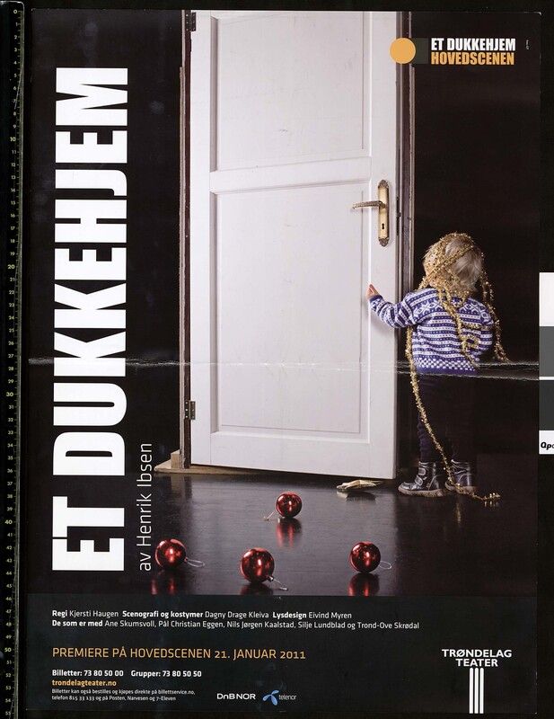 Plakat for Trøndelag Teaters produksjon Et dukkehjem (2011)