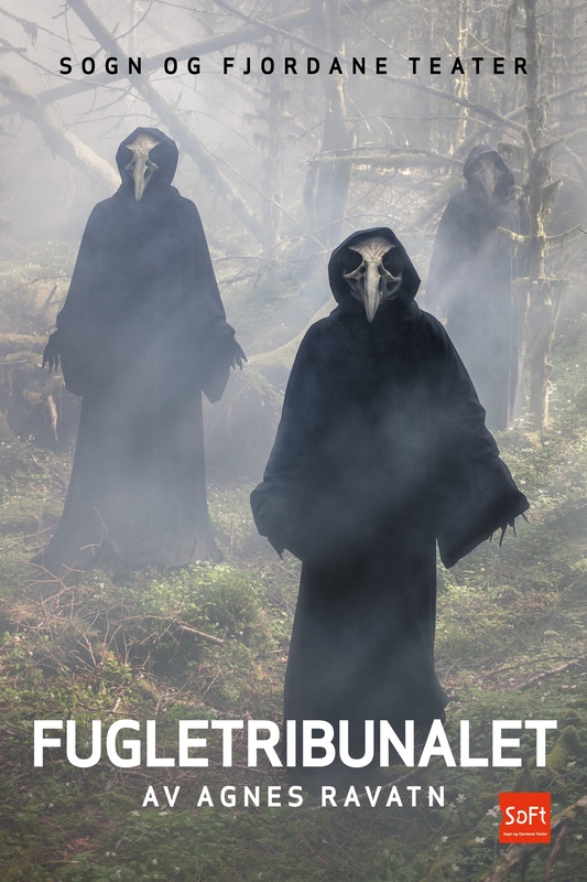 Plakat fra Sogn og Fjordanes produksjon Fugletribunalet (2017)