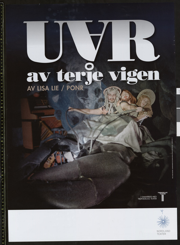 Plakat for Trøndelag Teater og Nordland Teaters produksjon "Uår av Terje Vigen" (2017)