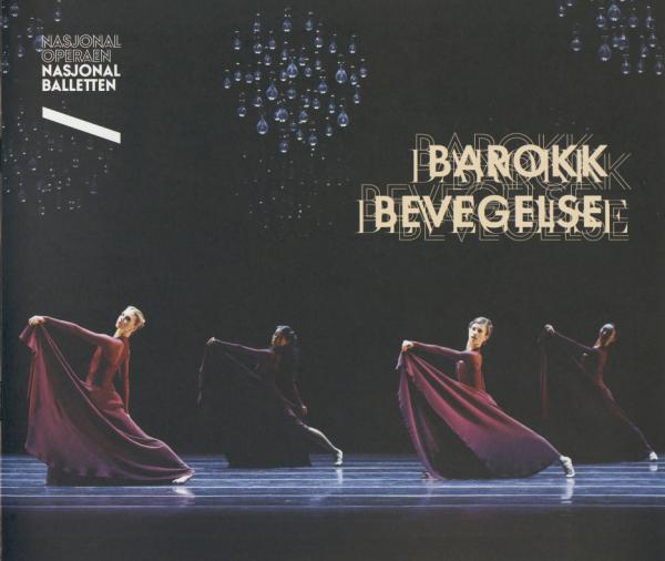 Forestillingsprogram for Den Norske Opera og Balletts produksjon Barokk i bevegelse (2019)