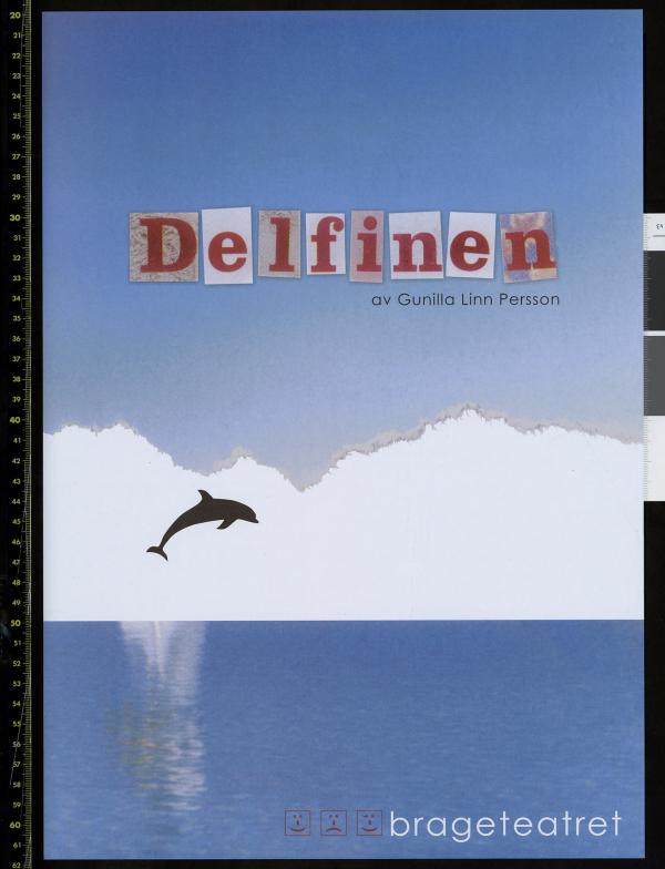 Program for Brageteatrets produksjon Delfinen (2009). 