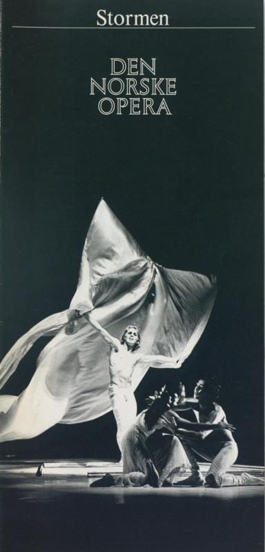 Forestillingsprogram til Den Norske Operas ballettforestilling Stormen (1980)