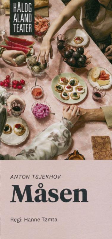 Forestillingsprogram til Hålogaland Teaters produksjon Måsen (2023).