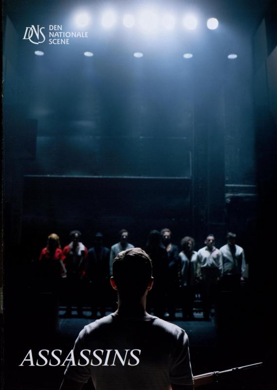 Forestillingsprogram fra Den Nationale Scenes produksjon Assassins (2022)
