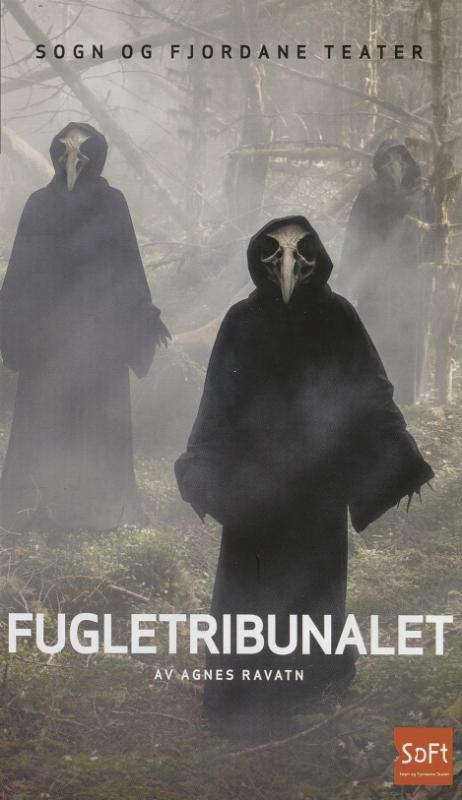 Forestillingsprogram for Sogn og Fjordane Teaters produksjon Fugletribunalet (2017). 