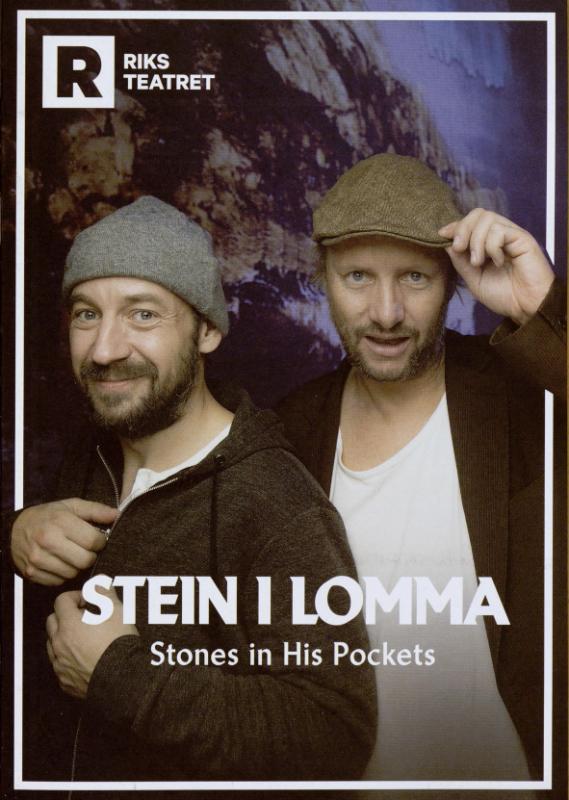 Forestillingsprogram for Riksteatrets produksjon Stein i lomma (2018). 