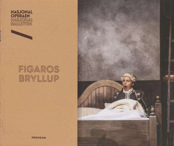 Forestillingsprogram for Den Norske Opera & Balletts produksjon Figaros bryllup (2016)