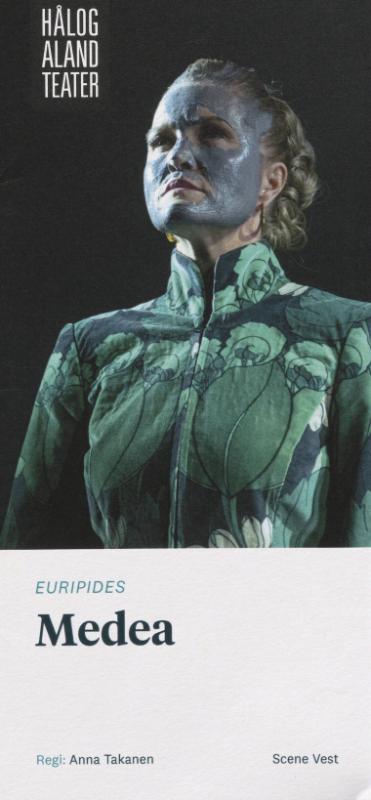 Forestillingsprogram til Hålogaland Teaters produksjon Medea (2022).