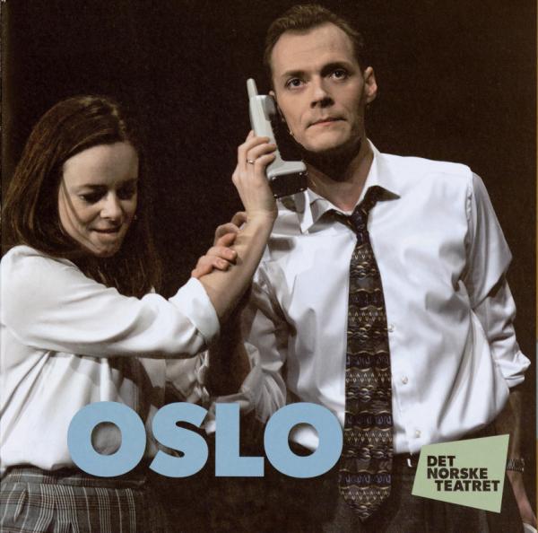 Forestillingsprogram for Det Norske Teatrets produksjon OSLO (2019). 