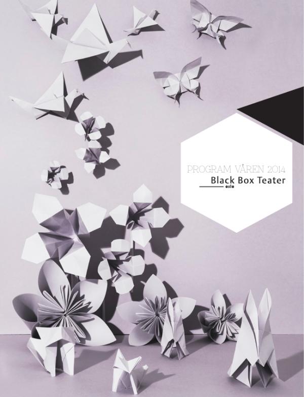 Season program for Black Box Teater, Spring 2014