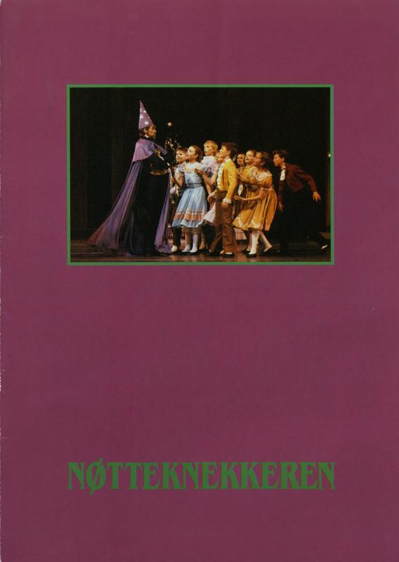 Forestillingsprogram til Den Norske Operas ballettforestilling Nøtteknekkeren (1990)