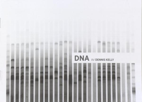 Forestillingsprogram for   Rogaland Teaters produksjon DNA (2019)