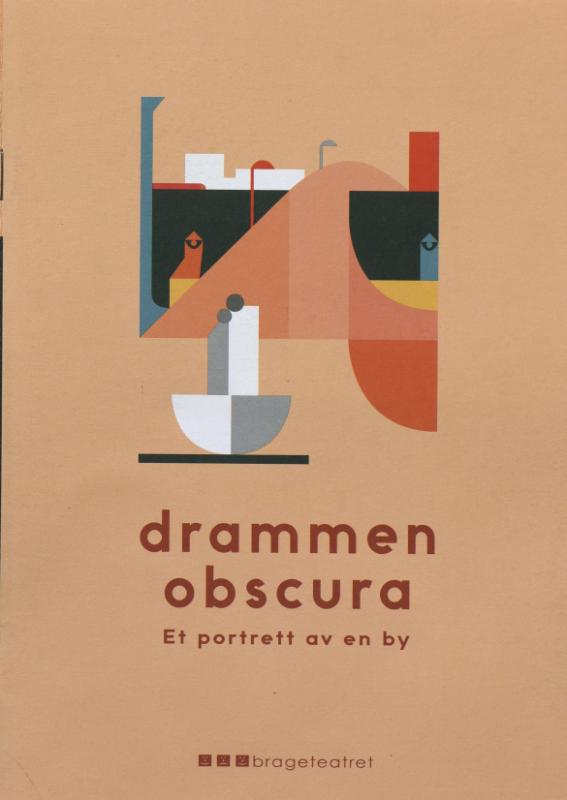 Forestillingsprogram til Brageteatrets produksjon Drammen Obscura (2016)