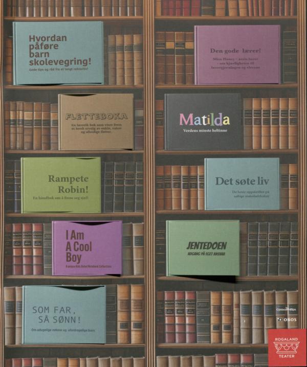 Forestillingsprogram til Rogaland Teaters musikalproduksjon Matilda (2025).