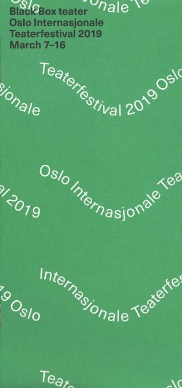 Festival programme for Oslo International Theatre Festival 2019