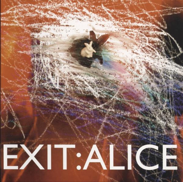 Forestillingsprogram for Mate Productions og Figurteateret i Nordlands produksjon Exit: Alice (2003)