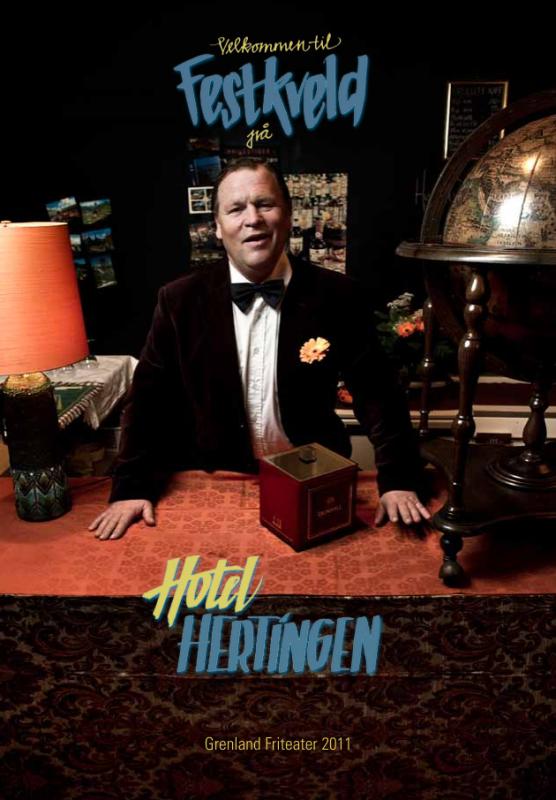 Program fra Grenland Friteaters produksjon Hotel Hertingen (2011) 
