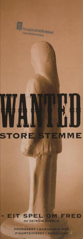 Program fra Geirdis Bjørlo og Figurteatret i Nordlands produksjon Store Stemme (2006) 