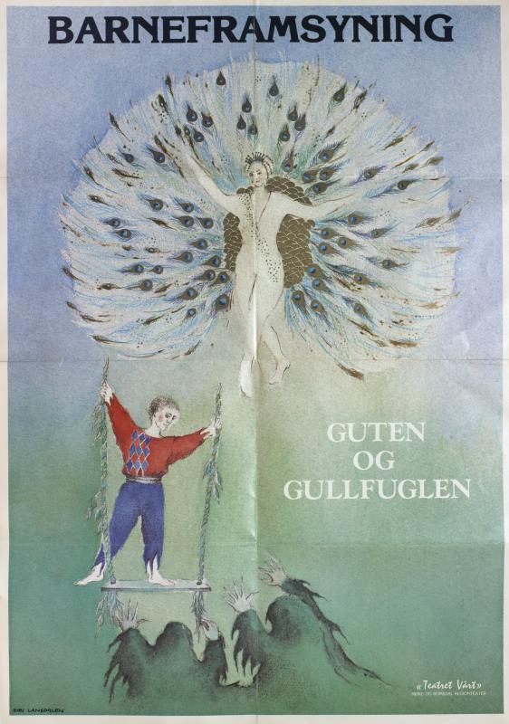 Forestillingsprogram til Teatret Vårts barneproduksjon Guten og gullfuglen (1983)