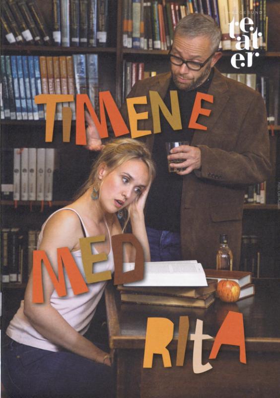 Forestillingsprogram for Haugesund Teaters produksjon Timene med Rita (2014).
