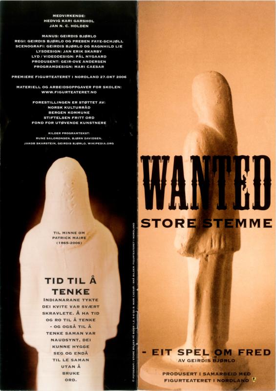 Program for produksjonen "Store Stemme" (2006)