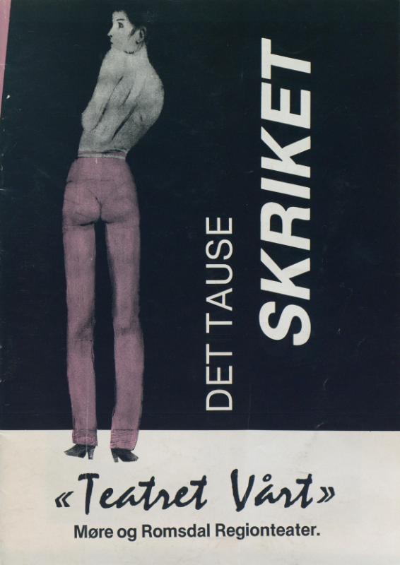 Forestillingsprogram for Teatret Vårts produksjon Det tause skriket (1986)