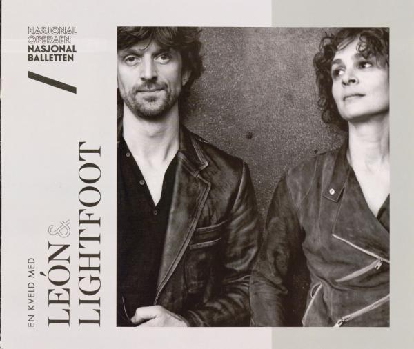 Forestillingsprogram for Den Norske Opera & Balletts produksjon EN KVELD MED LEÓN & LIGHTFOOT - Sad Case - Slight of hand - Same Difference (2016)