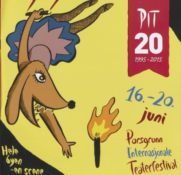 Festivalprogram for Porsgrunn Internasjonale Teaterfestival 2015.