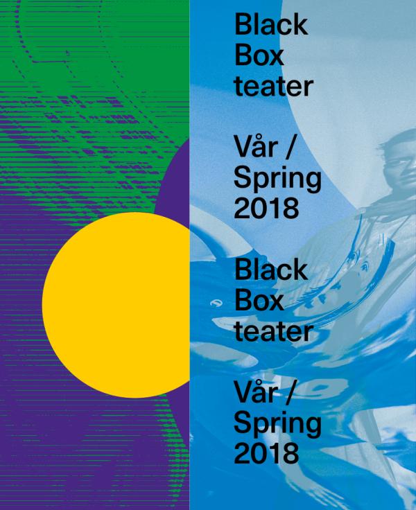 Season programme for Black Box teater, Spring 2018