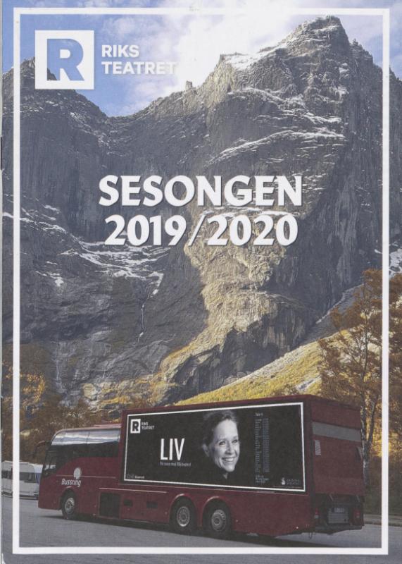 Sesongprogram for Riksteatret 2019/2020.