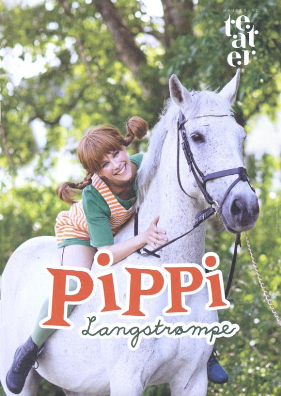 Forestillingsprogram for Haugesund Teaters produksjon Pippi Langstrømpe (2014).