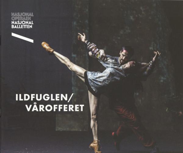 Playbill for The Norwegian National Opera & Ballet's production The Firebird & The Rite of Spring (2019)