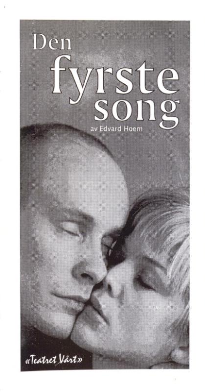 Program fra Teatret Vårts produksjon Den fyrste song eller Evas Pilgrimsferd (1999). 