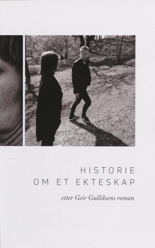Forestillingsprogram for Brageteatrets produksjon Historie om et ekteskap (2017). 