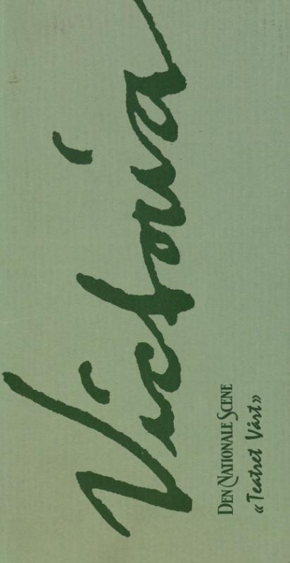 Performance program for The National Stage and Teatret Vårt (Our Theatre)'s production Victoria (1993)