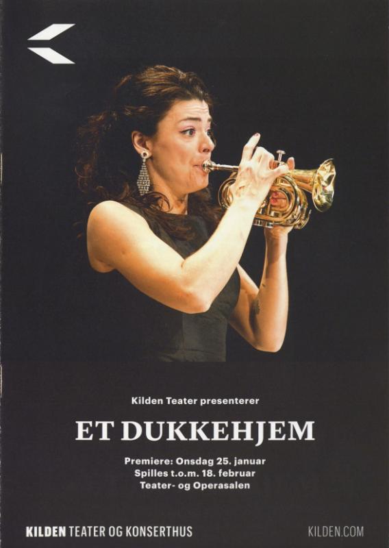 Forestillingsprogram for Kilden Teaters produksjon Et dukkehjem (2017)