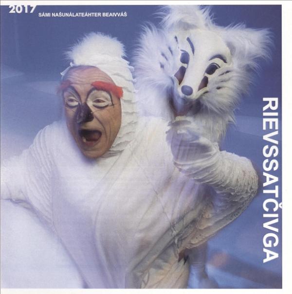 Program fra Beaivváš Sámi Našunálateáhters produksjon  Rievssatčivga (2017) 