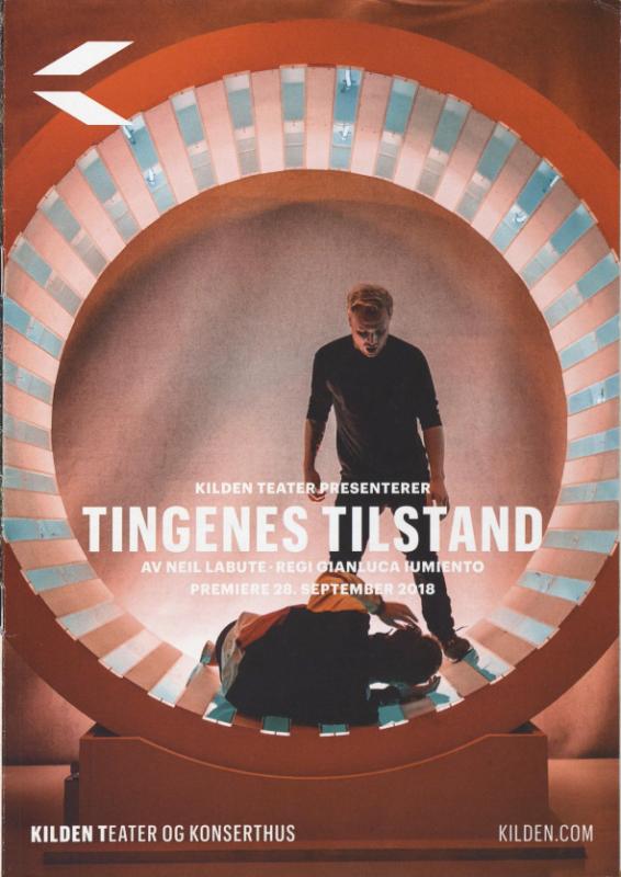 Forestillingsprogram for Kilden Teaters produksjon Tingenes tilstand (2018)